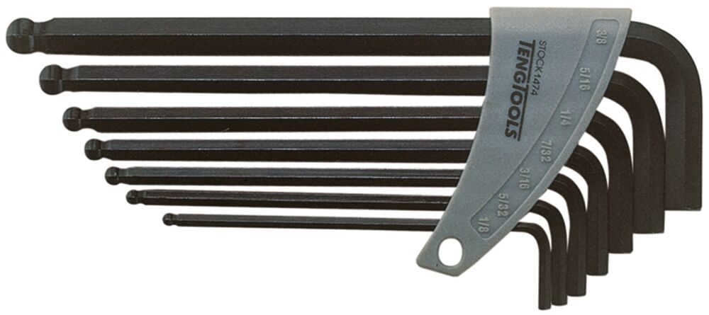 Exploded diagram for the Teng Tools Ball Point Hex Key Set AF 7 Pieces