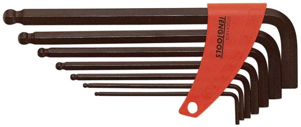 Exploded diagram for the Teng Tools Ball Point Hex Key Set 7 Pieces