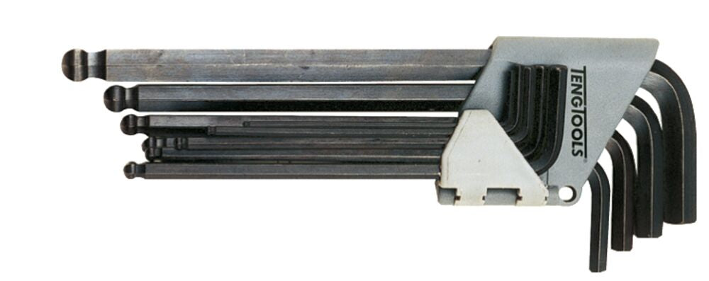 Exploded diagram for the Teng Tools Ball Point Hex Key Set AF 9 Pieces