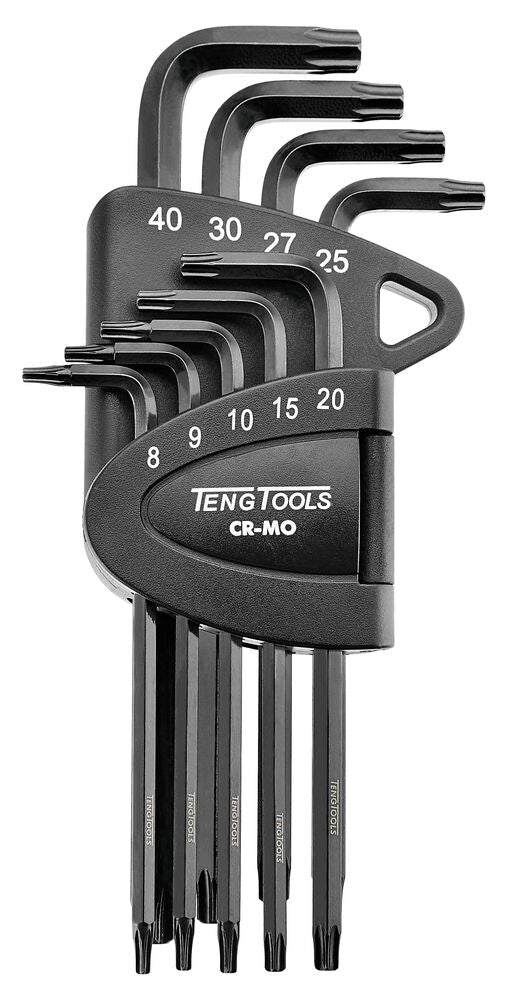 Exploded diagram for the Teng Tools Folding TPX Key Set CR-MO 9 Pieces