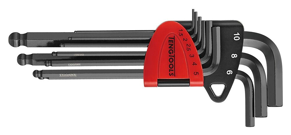 Ball Point Hex Key Set CR-MO 9 Pieces – TengTools