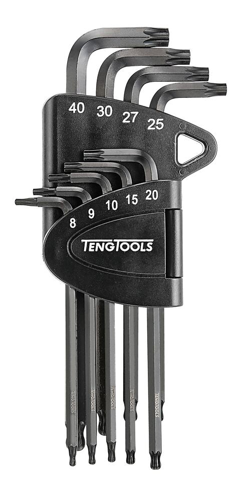 Exploded diagram for the Teng Tools Ball Point TX Key Set CR-MO 9 Pieces