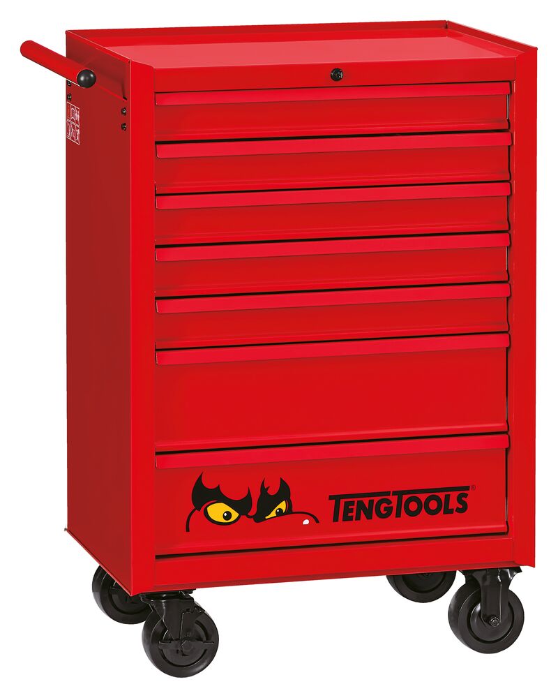 27″ Classic roller cabinet 7 drawers red – TengTools