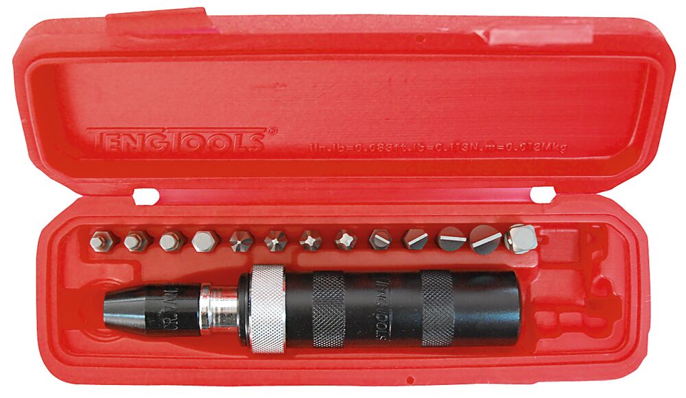 Exploded diagram for the Teng Tools 1/2" & 5/16" Impact Driver Set 15 Pieces