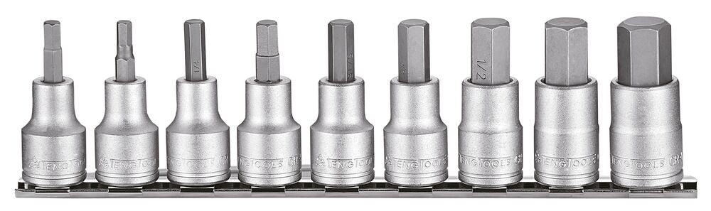 m1209af-socket-set-1-2in-dr-af-hex-bit-9pcs