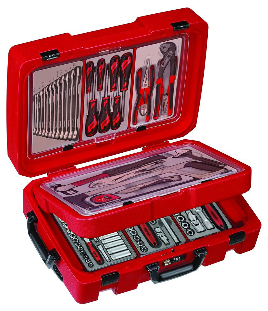 Exploded diagram for the Teng Tools MECCA PRO TC-9 TT Tool Kit 100 Pieces