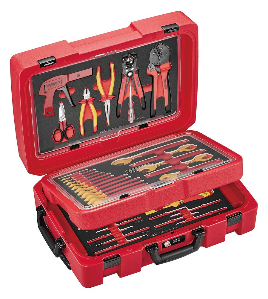 Exploded diagram for the Teng Tools MECCA PRO TC-9 FOAM Tool Kit 52 Pieces