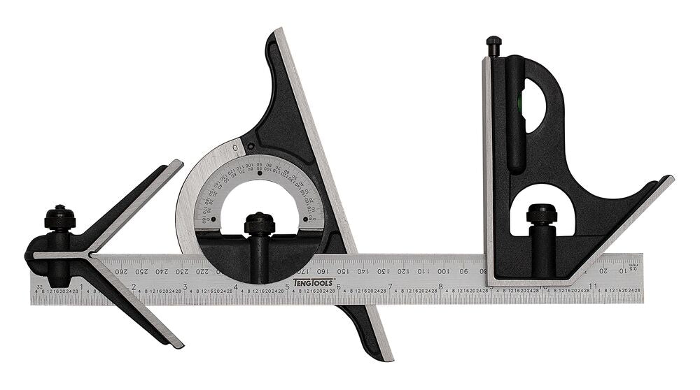 Amadeal 12" / 300mm Combination Square Set - Precision Machinist Square Tool