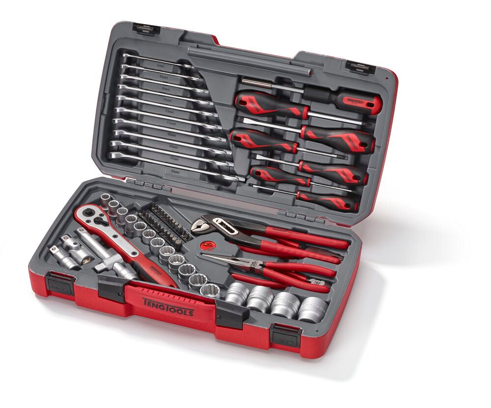 Exploded diagram for the Teng Tools MECCA PRO 1/2" Socket & Tool Set 68 Pieces