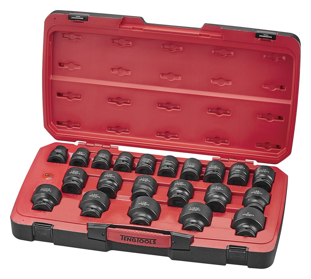 Exploded diagram for the Teng Tools MECCA PRO 3/4" Impact Socket Set DIN AF 23 Pieces