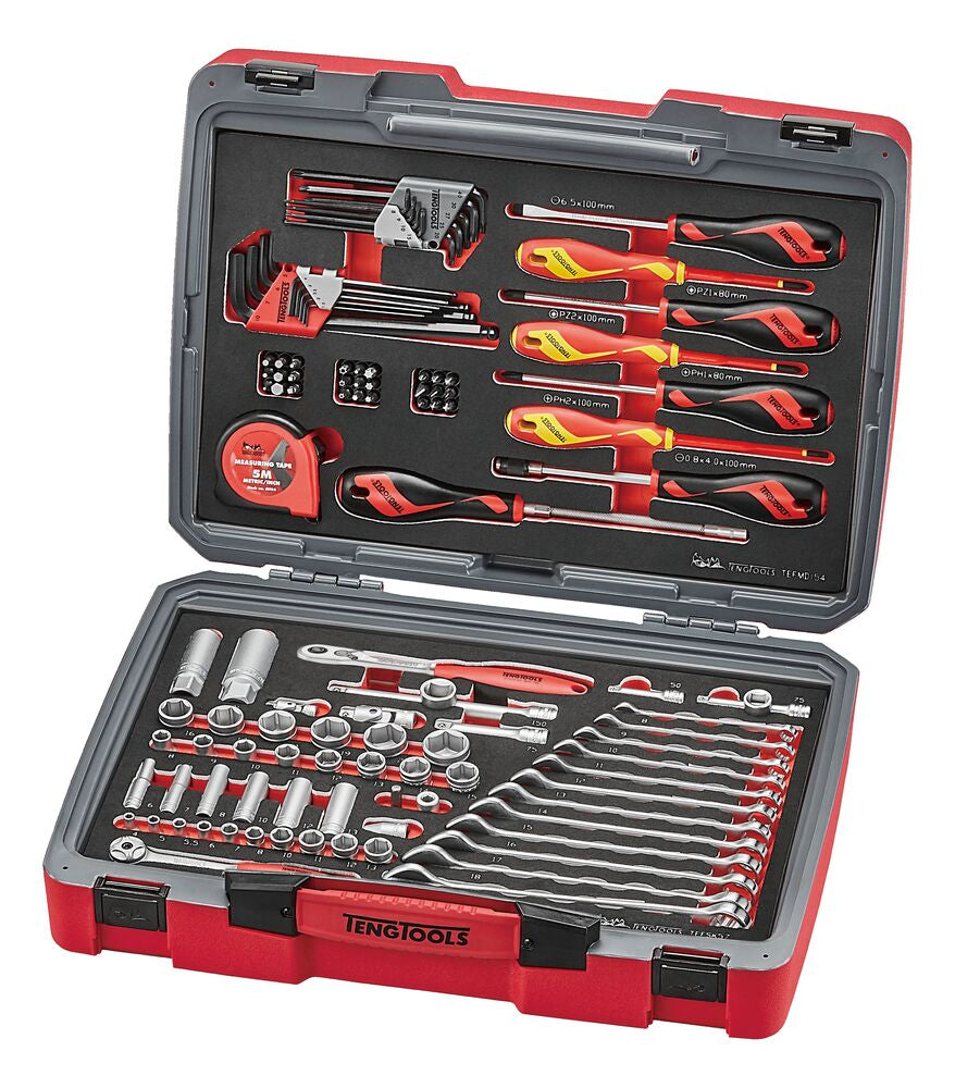 Exploded diagram for the Teng Tools MECCA PRO TC-6T FOAM Tool Kit 112 Pieces
