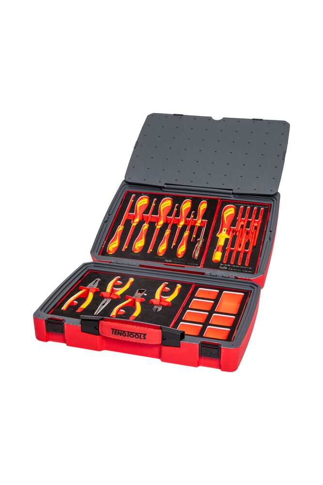 Exploded diagram for the Teng Tools MECCA PRO TC-6T FOAM Electrician Tool Kit 29 Pieces