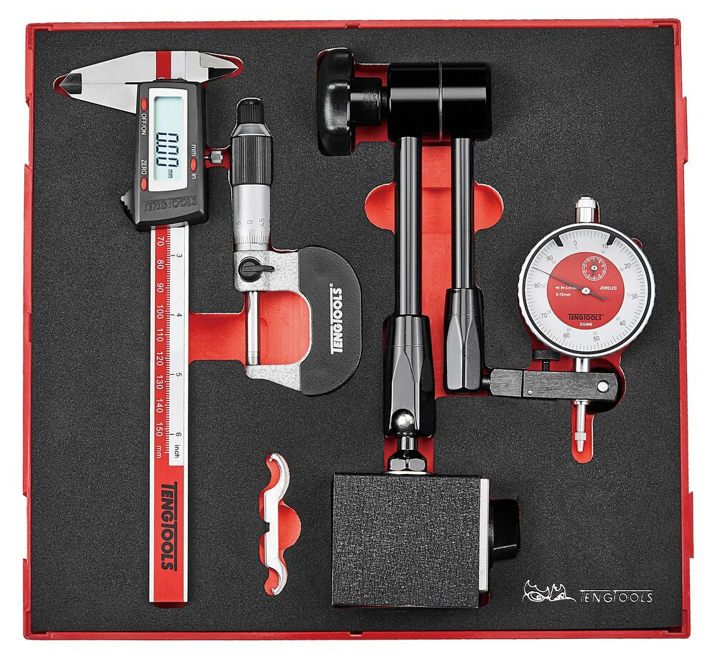 Exploded diagram for the Teng Tools Measuring Tool Set FOAM2 3 Pieces