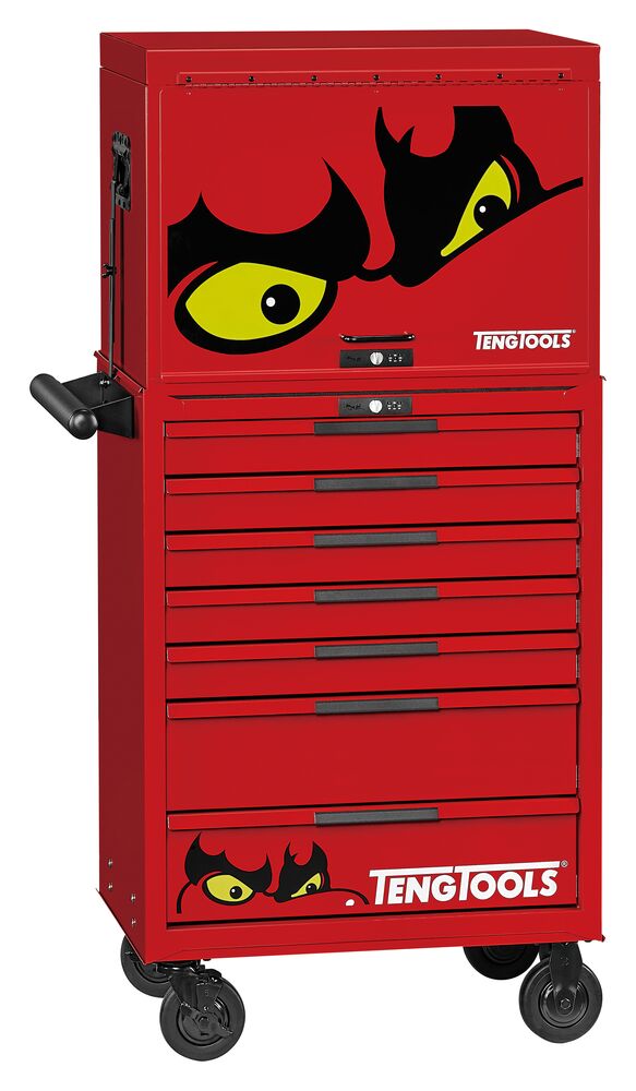 Exploded diagram for the Teng Tools 26" PRO35™ stack FOAM tool kit 702 pieces red