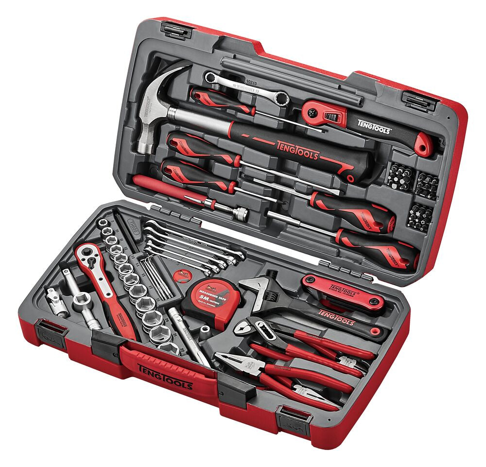 Exploded diagram for the Teng Tools MECCA PRO 3/8" Socket & Tool Set 80 Pieces