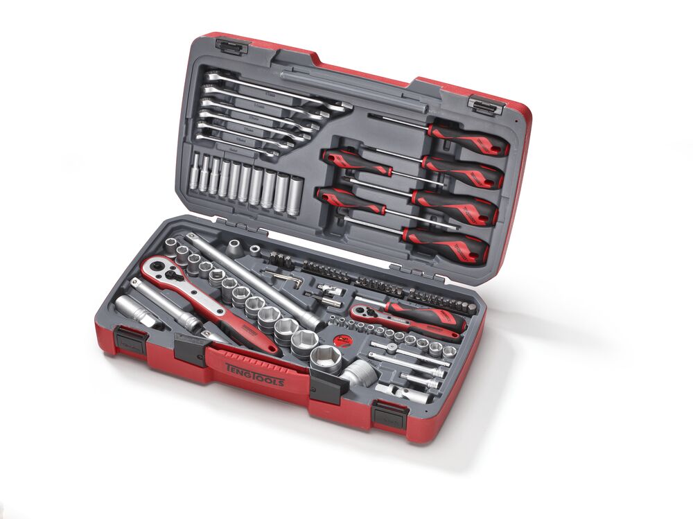 MECCA PRO 1/4" & 1/2" Socket & Tool Set 95 Pieces – TengTools