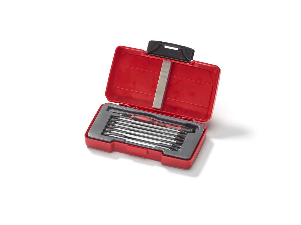 Exploded diagram for the Teng Tools Mini Screwdriver Set Mixed 8 Pieces