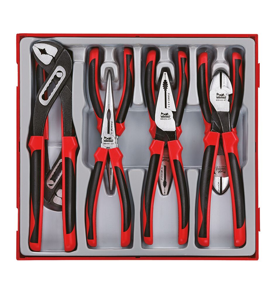 Plier Set TPR Grip TT2 8 Pieces – TengTools