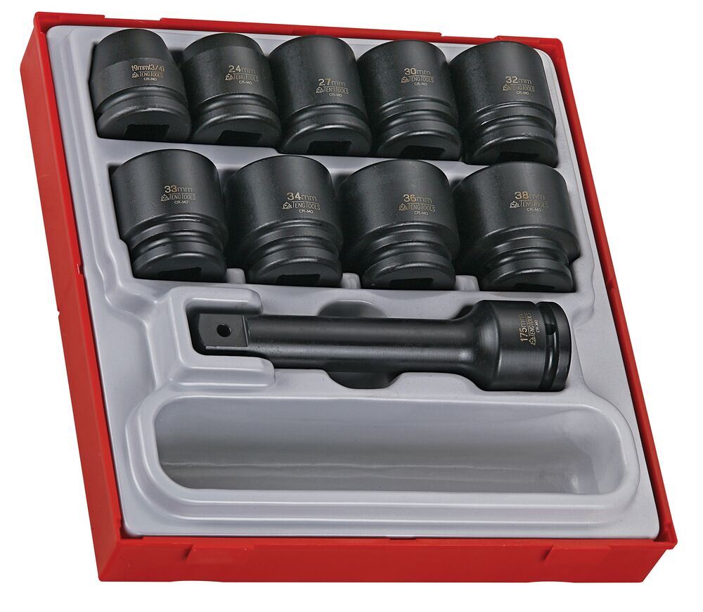 3/4 Impact Socket Set DIN TT2 16 Pieces – TengTools