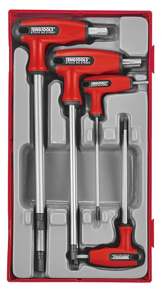 T-Handle Hex Key Set TT1 7 Pieces – TengTools