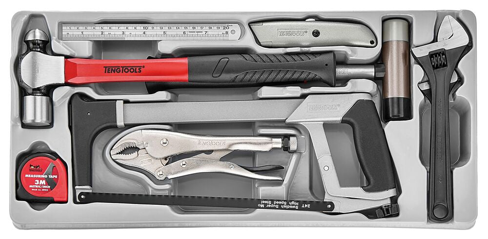 Exploded diagram for the Teng Tools General Tool Set BP TT4 9 Pieces