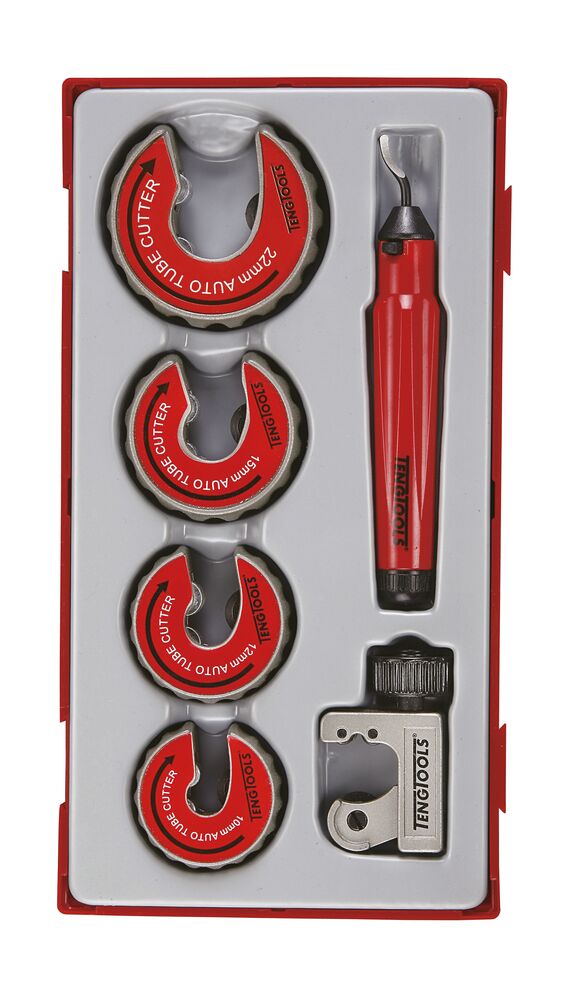 Exploded diagram for the Teng Tools Pipe Cutter Set TT1 6 Pieces
