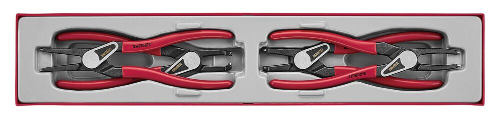 Exploded diagram for the Teng Tools Circlip Plier Set PRO 40-100 mm TTX4 4 Pieces