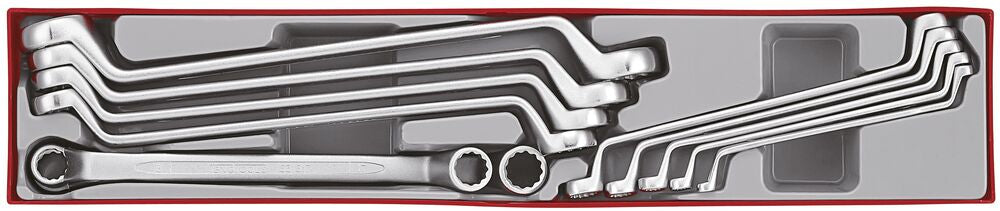 Exploded diagram for the Teng Tools Double Ring Spanner Set TTX4 11 Pieces