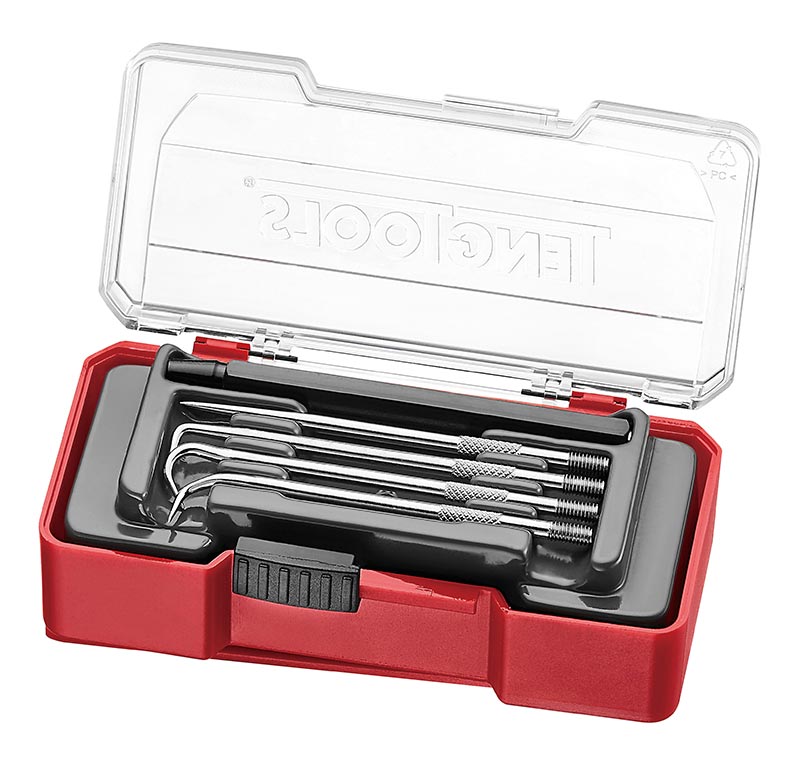 TengTools Hook & Pick Set With Belt Clip 4 Pieces