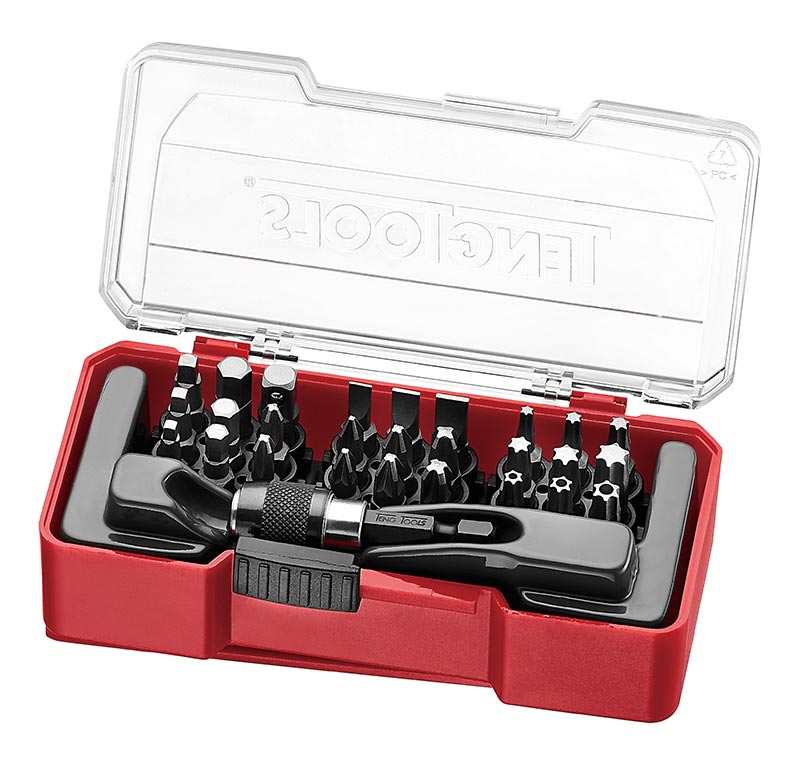 TengTools Bit Set With Belt Clip Mixed 28 Pieces